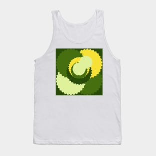 Pattern spin design Tank Top